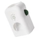 thumbnail image 3 of Exprimidor de pasta de dientes Dispensador de pasta de dientes pegajoso montado en la pared Exprimidor automático de tubos para baño, color blanco Eigraketly HA004282-01, 3 of 6