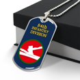 thumbnail image 3 of Awesome dog tag for 84th Infantry Division - Graphic Military Dog Tag Necklace (Optional Personalized Engraving), 3 of 5