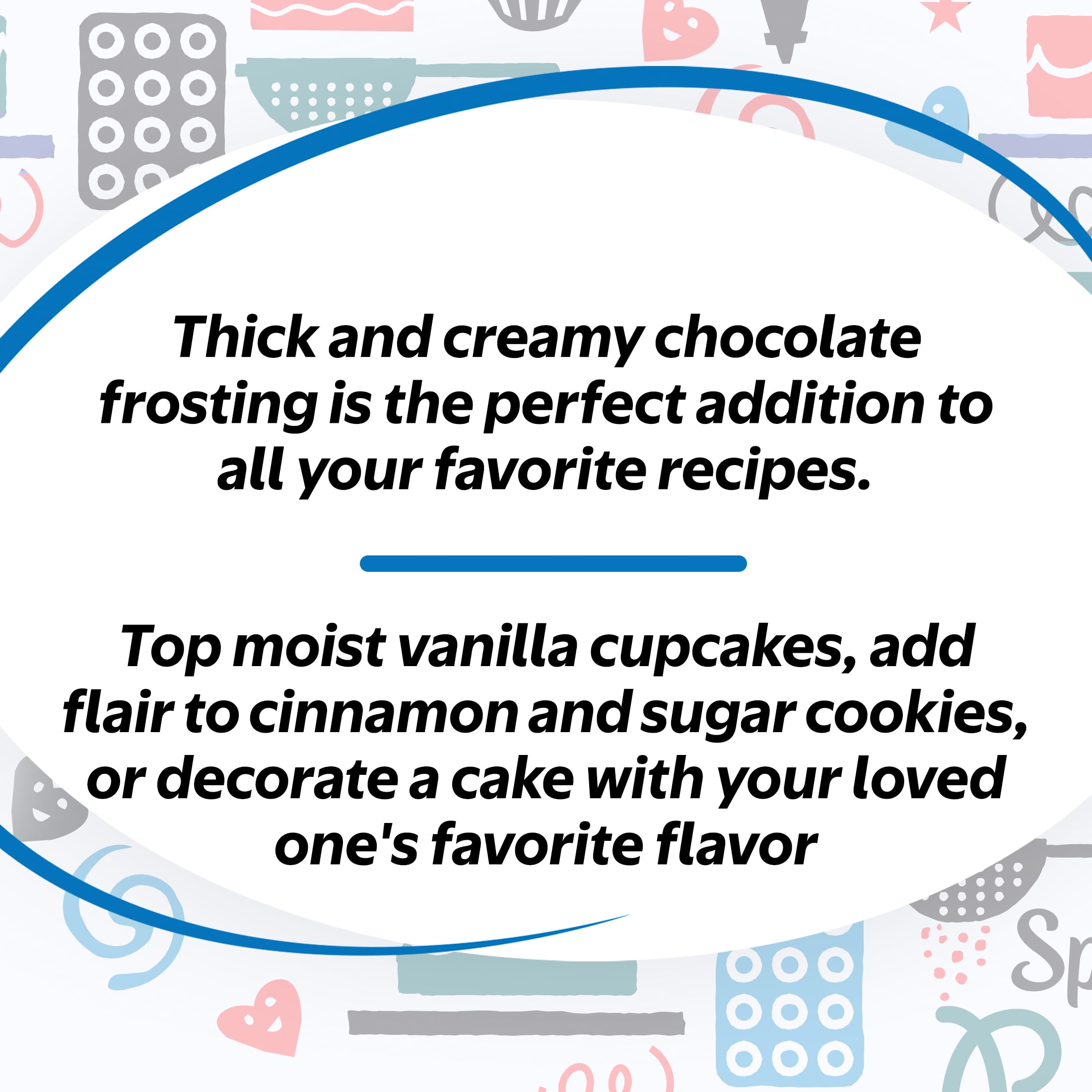 Great Value Chocolate Frosting, 16 oz Tub
