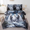 thumbnail image 1 of Erosebridal 3D Dragon Bedding Twin Size 7-Piece, Magic Animal Bed Set, Reversible, Lightweight, 1 of 5