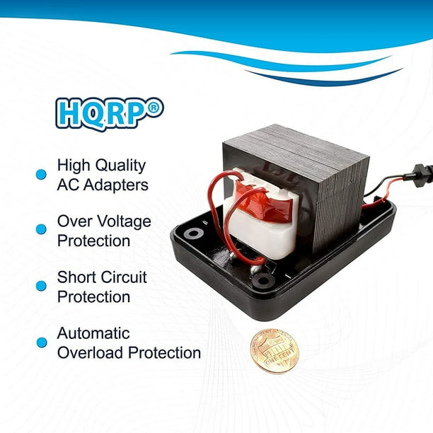 HQRP 9V Charger for Black Decker 9099KC Type 1 9099KCB Type 1 9099KCB VA Type 1 BDC752 Type 1 BDC752K Type 1 FS9099 Type 1 7.2V Cordless Drill AC Adapter Power Supply Cord Walmart