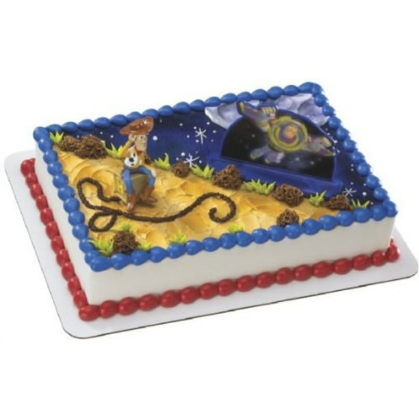 toy story woody & buzz licensed cake topper