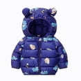 thumbnail image 5 of Gvdentm Girls Winter Coats Baby Toddler Boy Girl Warm Winter Jacket with Hood Lightweight Puffer Coat, 5 of 5