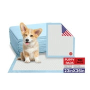 Wave Large Disposable Potty Training Puppy Pad, Heavy Absorbency Dog & Pet Pads, 23" x 36" 100 Count