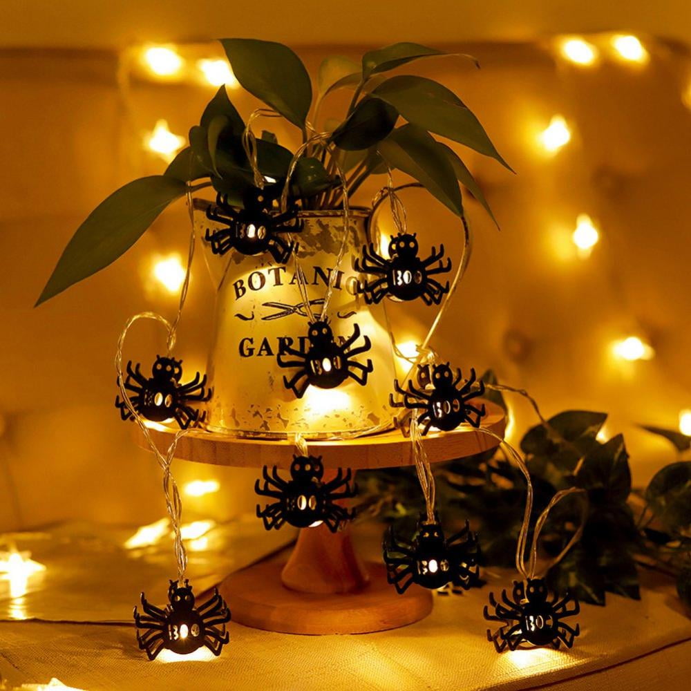 HALLOWEEN PARTY DECORATION BATTERY OPERATED HANGING 10 LED STRING FAIRY LIGHTS 