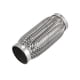 thumbnail image 1 of 2"x5"x6" Vehículo Escape Flexible Tubo Tubería Inoxidable Acero, 1 of 1