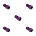 thumbnail image 1 of Yuarrent Paquete de 5 adaptadores de válvula convenientes para llevar Material premium de gran calidad Presta Cap Tube Pump Tool Presta a Violeta 5Conjunto, 1 of 6