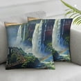 thumbnail image 3 of BANET Navyblue Covers, Decorative Pillow Covers Digital Printing for Sofa Invisible Zipper 12x12in, 3 of 7