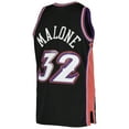 thumbnail image 3 of Men's Mitchell & Ness Karl Malone Black Utah Jazz 1998/99 Hardwood Classics Swingman Jersey, 3 of 3