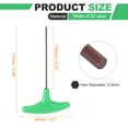 thumbnail image 2 of T-Handle Hex Key Wrench 2.5mm Metric S2 Steel T-Key Inner Hexagon Wrenches Spanner Repair Tool for Automotive Household Maintenance, Green, 2 of 7