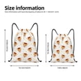 thumbnail image 4 of Kdxio Funny Corgi Print Drawstring Backpack Bag,Waterproof Draw String Back Sack, Gym Drawstring Bags Swim Bag For Unisex, 4 of 9