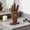 Coffee, variant on Jewelry Ring Holder Display Stand Wooden Hand Shape Organizer, Elegant Desktop Storage Rack Anti Scratch Design, For Home Vanity Shop Display Gift Use