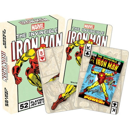 Vintage Iron Poker - Playing Card - Marvel - Iron Man Poker Licensed Gifts Toys 52251