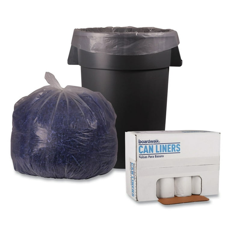 40-45 Gallon Black Trash Bags, 40 x 46, 2.0 Mil, 100 Per Case, Coreless