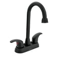 thumbnail image 1 of Mezcladora negro mate 4' p/lavabo, tipo bar, palanca, Foset Foset AQM-62M, 1 of 2
