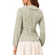 thumbnail image 3 of INSPIRAR CHIC Blusa Casual de Chifón con Cuello Peter Pan Floral Azul XS, 3 of 7