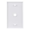 thumbnail image 4 of Construct Pro Standard Wall Plate with .4-inch Opening (White, 10-Pack), 4 of 5