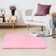 thumbnail image 3 of Soft Fluffy Shag Area Floor Rug Carpet for Living Room Pink 19.7" x 31.5", 3 of 8