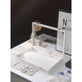 thumbnail image 5 of Coward 20 Hooks Necklace Holder Organizer Display Case Box,Jewelry Storage Tray with Glass Lid for Women(Beige), 5 of 9