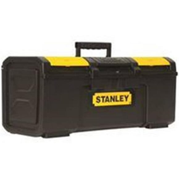 Stanley Tools Stack-On Tool Box - 11 x 23.33 x 10.15 in., 61 lbs - Plastic - Black & Yellow