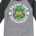 thumbnail image 3 of Garfield - Ready For Shenanigans - Toddler And Youth Raglan Graphic T-Shirt, 3 of 4