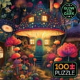 thumbnail image 3 of Ceaco Magical Fairy House Glow 100-Piece Interlocking Jigsaw Puzzle for Children Ages 6+, 3 of 7