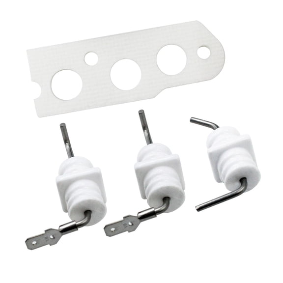 Flame Rod Electrode Set Water Heater Ignitions Set and Metal Texture Repair Part Set Suitable for Water Heaters