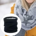 thumbnail image 4 of Bufanda cálida de invierno Loop Bufanda sólida Bufanda de cuello para deportes unisex Senderismo Actividades al aire libre Negro Hugo Bufanda cálida de invierno, 4 of 6