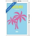 thumbnail image 3 of Reinders: Destinations - Destination Miami Wall Poster, 22.375" x 34" Framed, 3 of 5