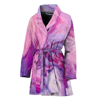 knee length dresses for ladies Pink Flamingo Pattern Women Bathrobe – JorJune