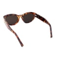 thumbnail image 4 of Retro Classy Thick Plastic Cat Eye Glam Fashion Sunglasses Tortoise - Black, 4 of 4