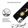 thumbnail image 3 of Sun Moon Stars Case for iPhone 12,Aesthetic Art Design Pattern Soft TPU Bumper Case Cover, 3 of 5