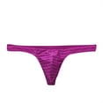thumbnail image 2 of TIHLMK sous-Vêtements pour Hommes Taille Basse Mode Rayures Colorées String Confortable, 2 of 8
