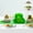 D, variant on ShaoXinWan St. Patrick's Day Hats with Light - Green Velvet Top Hat with Lights, I for St. Patrick's Day Party, Adds Festive Fun, Can Also Be Used as a Christmas Tree Topper for Celebrations(D)
