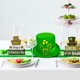 thumbnail image 1 of St Patricks Day Hats With Light St Patrick's Day Green Velvet Hat Green St Patricks Day Party Accessories Green Christmas Tree Topper Hat, 1 of 7