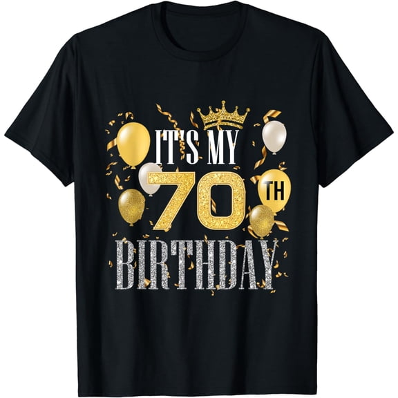 It's My 70th Birthday Cool 70 Years Old Birthday Party T-Shirt