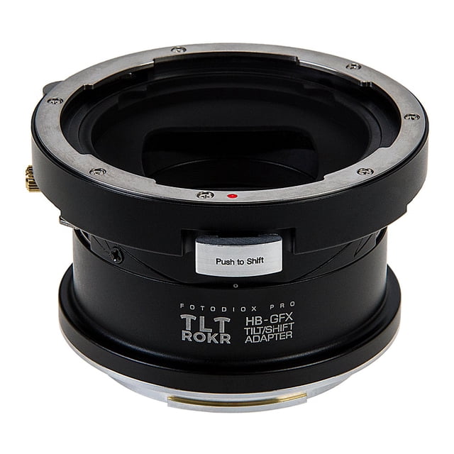 Fotodiox Pro TLT ROKR - Adaptateur de Montage d'Objectif Inclinable / Shift Compatible avec Objectifs SLR Hasselblad V-Mount vers Fujifilm Fuji G-Mount GFX Appareil Photo Sans Miroir