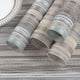 thumbnail image 4 of Juego de 6 tapetes para mesa de comedor fáciles de limpiar, resistentes al calor y lavables, tapete de mesa de vinilo tejido, color beige mezclado, 4 of 4