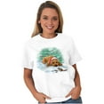 thumbnail image 5 of Christmas Cocker Spaniel Puppy Santa Women's Graphic T Shirt Tees Brisco Brands S, 5 of 5