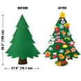 thumbnail image 2 of WIRESTER DIY Felt Christmas Tree Set + 26pcs Detachable Ornaments, Kids Wall Hanging Xmas Gifts for Christmas Decorations - Dog, 2 of 7