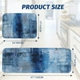 thumbnail image 2 of LALILO Blue Kitchen Mat Blue and Gray Abstract Art Kitchen Rugs and Mat for Dining Room,Floor Home,Office, 2 of 5