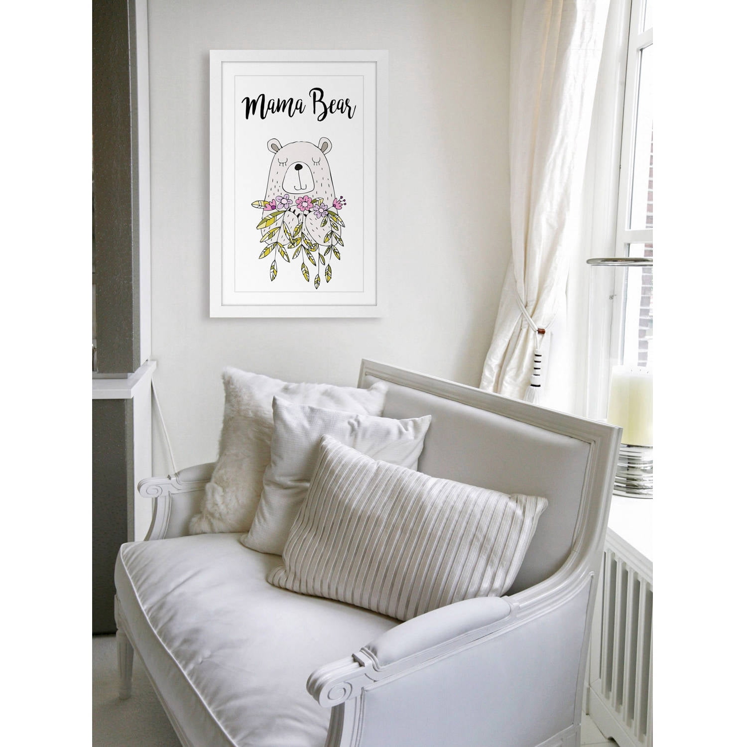 "Mama Bear" Framed Painting Print