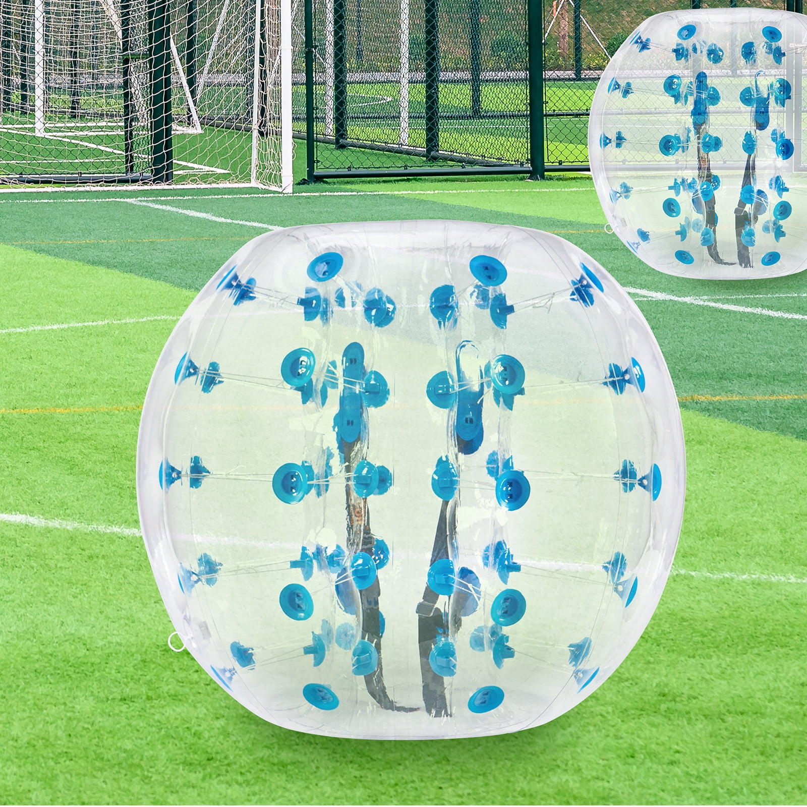 KFFKFF Inflatable Bumper Ball 1-Pack 4FT/1.2M PVC Sumo Zorb Ball for Teen & Adult