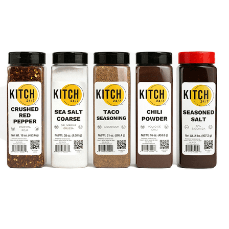 KITCH 24/7 Mixed Spices & Seasonings Bundle, 5 Pack