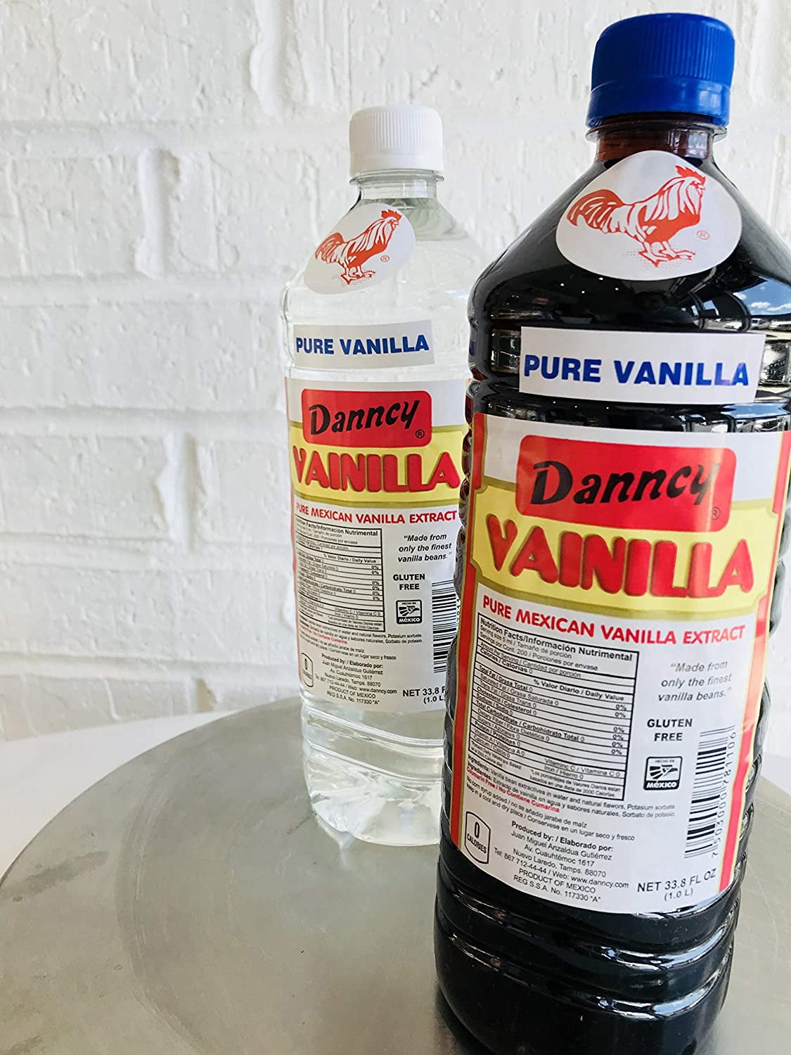 Danncy Mixed Pure Mexican Vanilla Extract From Mexico 33oz Each 2 Plastic Bottle Lot Sealed