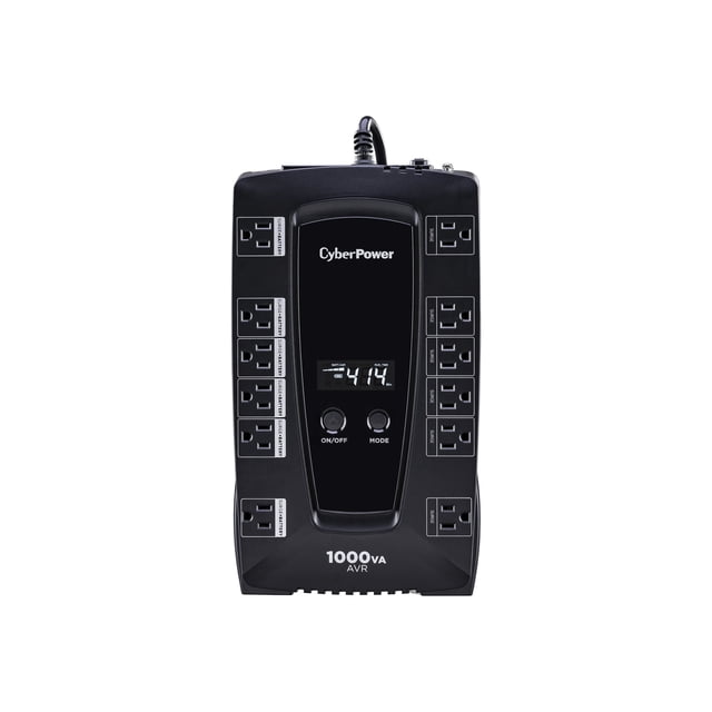CyberPower Intelligent LCD LE1000DG - UPS - AC 90-140 V - 530 Watt - 1000 VA - 9 Ah - USB - output connectors: 12