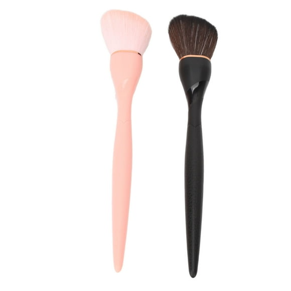 Makeup Brush Set, Angled Contour Brush 2PCS Fluffy Even Color For Daily Use