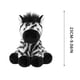 thumbnail image 3 of cpengpj Zebra Plush Stuffed Animal, Soft and Cute Cotton Doll, Squatting Pose Forest Animal Toy, Gift for Kids and Adults Home Decor, 3 of 5