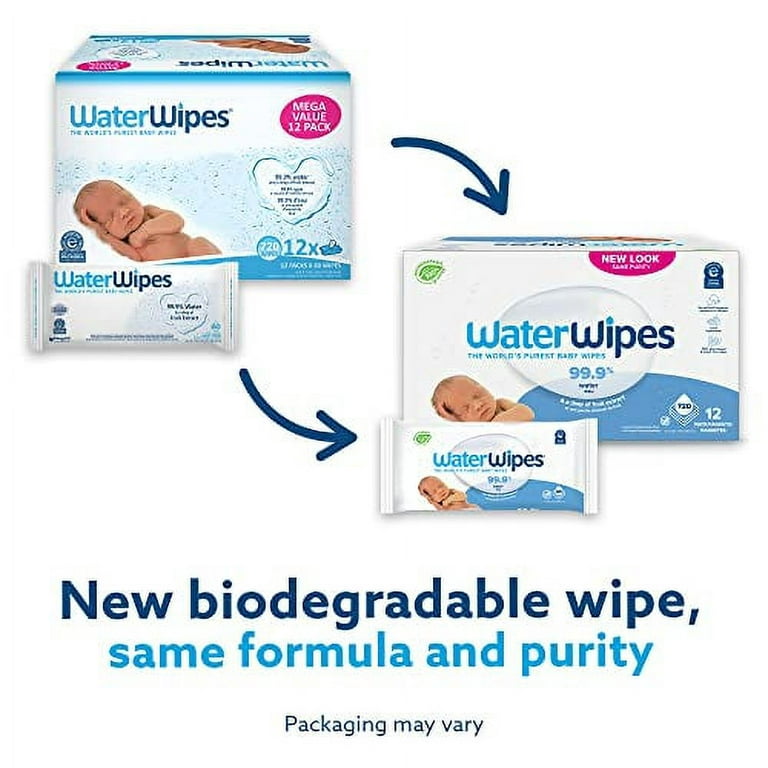 WaterWipes Biodegradable Original Baby Wipes 9 Pack (60 Piece) - Storefront  EN