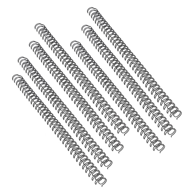 34 Loop 12.7mm Diameter Nylon Coated Iron Wire Binding Spine, 100 Sheet Capacity A4 Double Loop Wire Bindings for Professional Finish